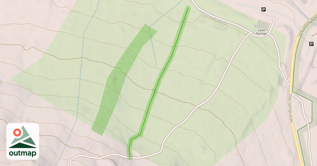 Map of Meadow Trail