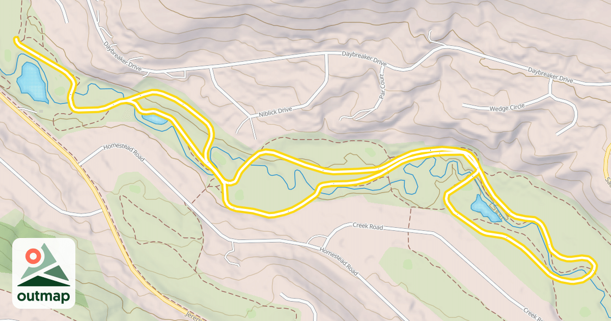 Map of Lower Track