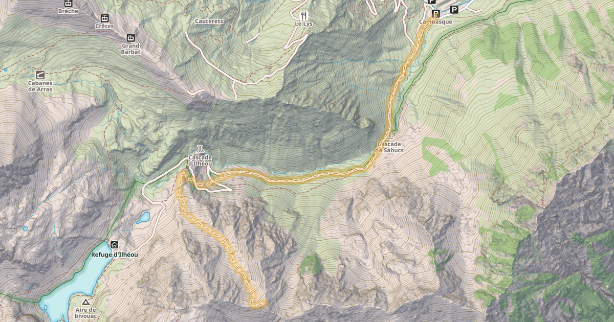 Map preview of Soum de la Yègue — Cambasque