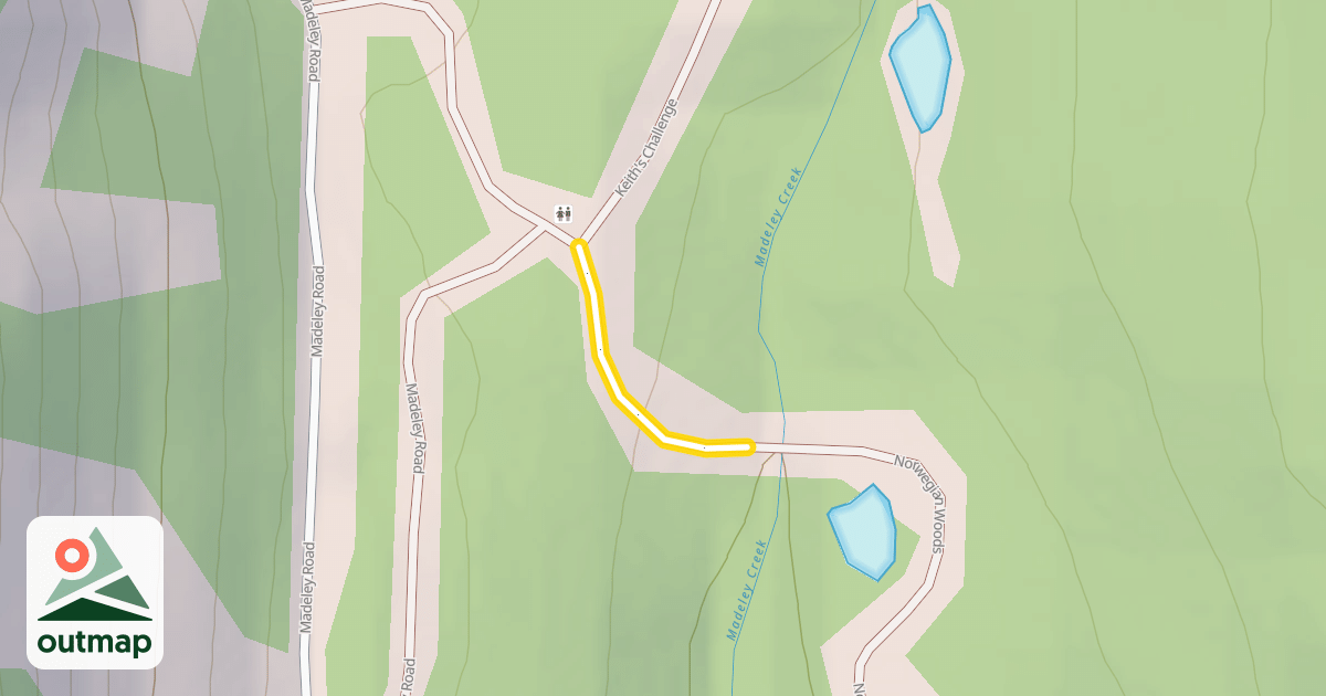 Map of Norwegian Woods