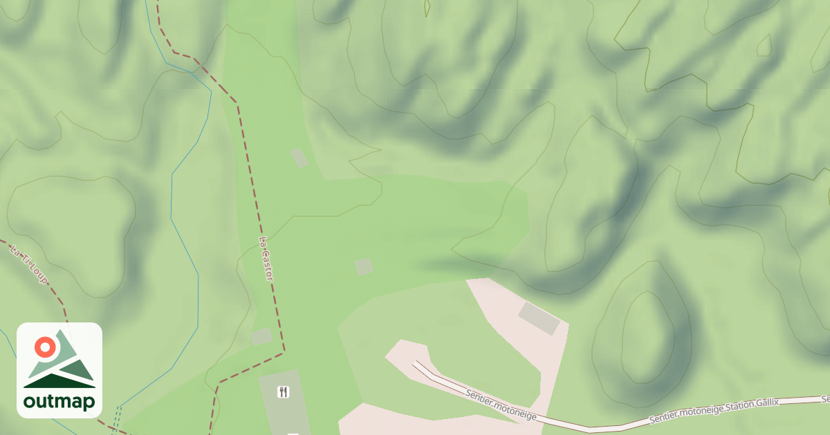 Map of Les Glissades En Tube