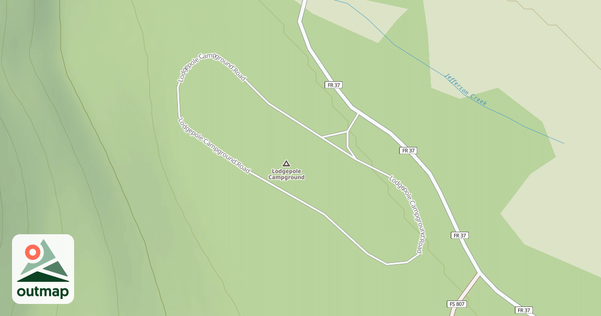 Map of LODGEPOLE CG