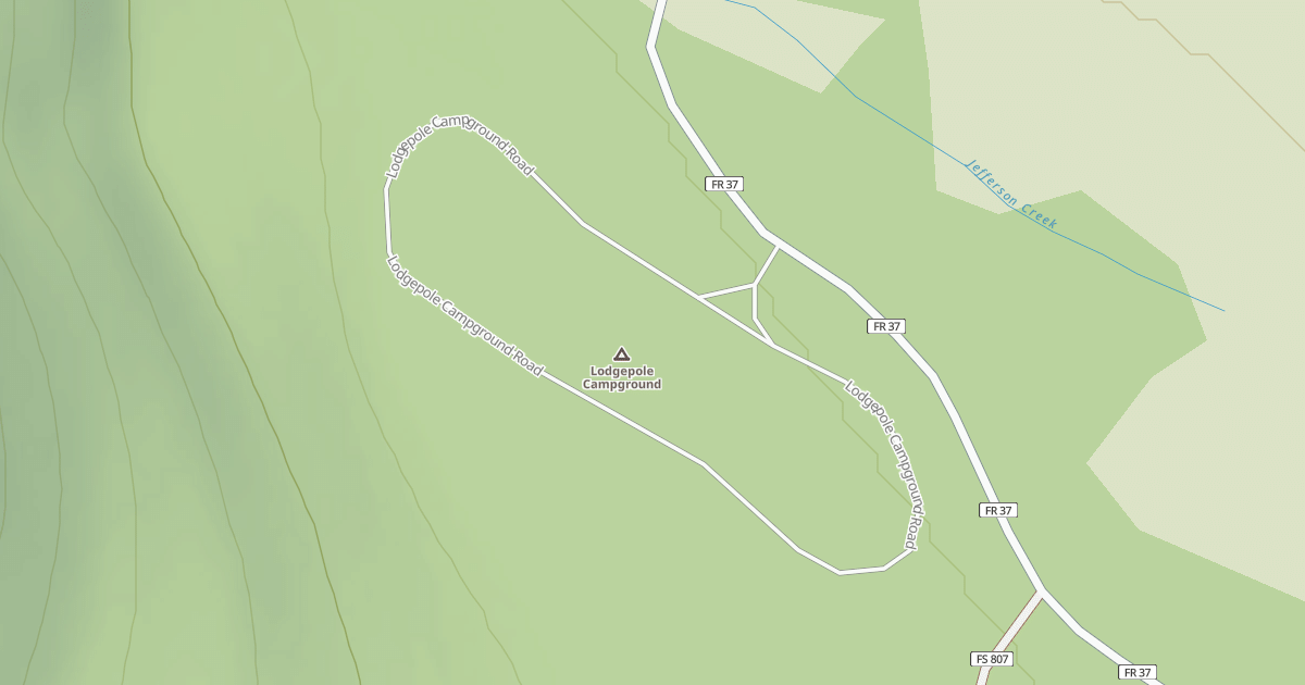 Map preview of LODGEPOLE CG