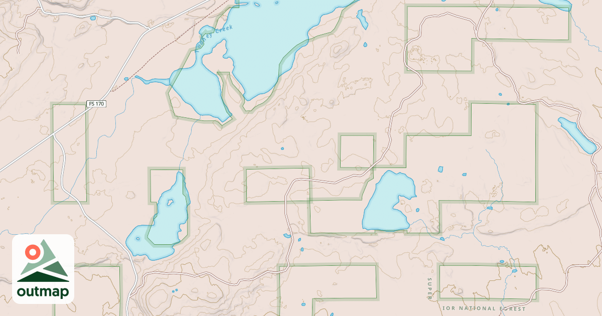 Map of CEDAR LAKE