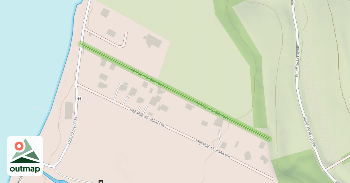 Map of Impasse des Narcisses