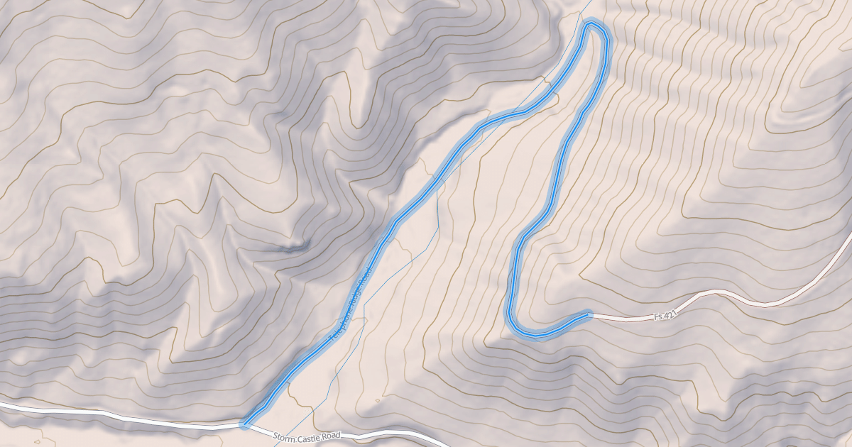 Map preview of Telephone Ridge Road