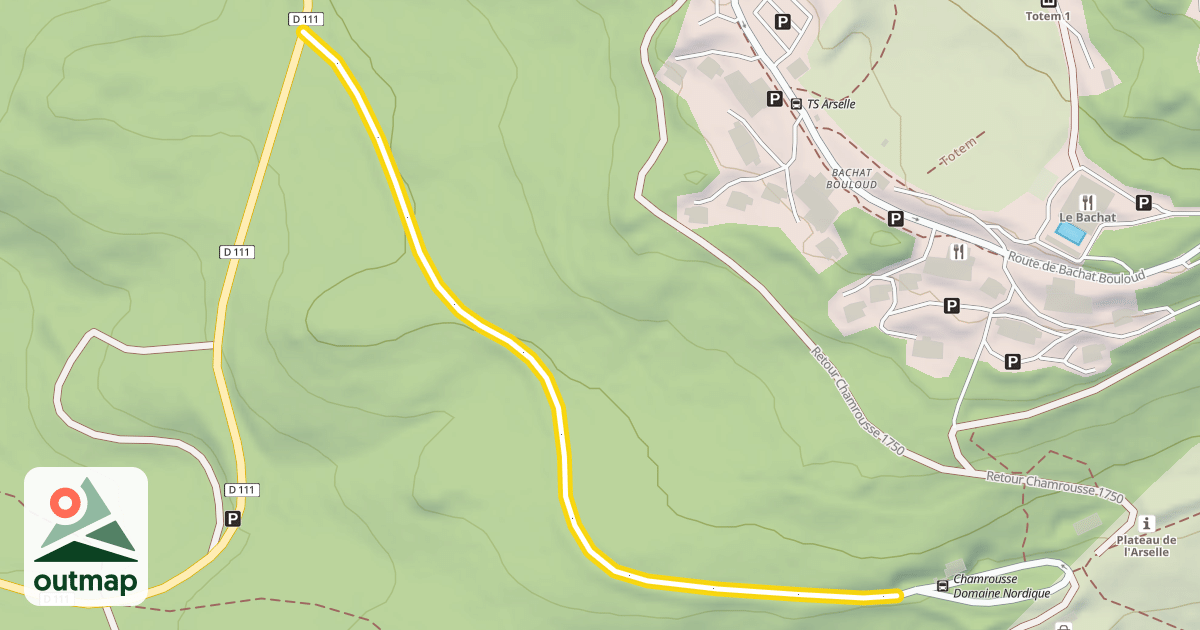 Map of Liason Parking Haut