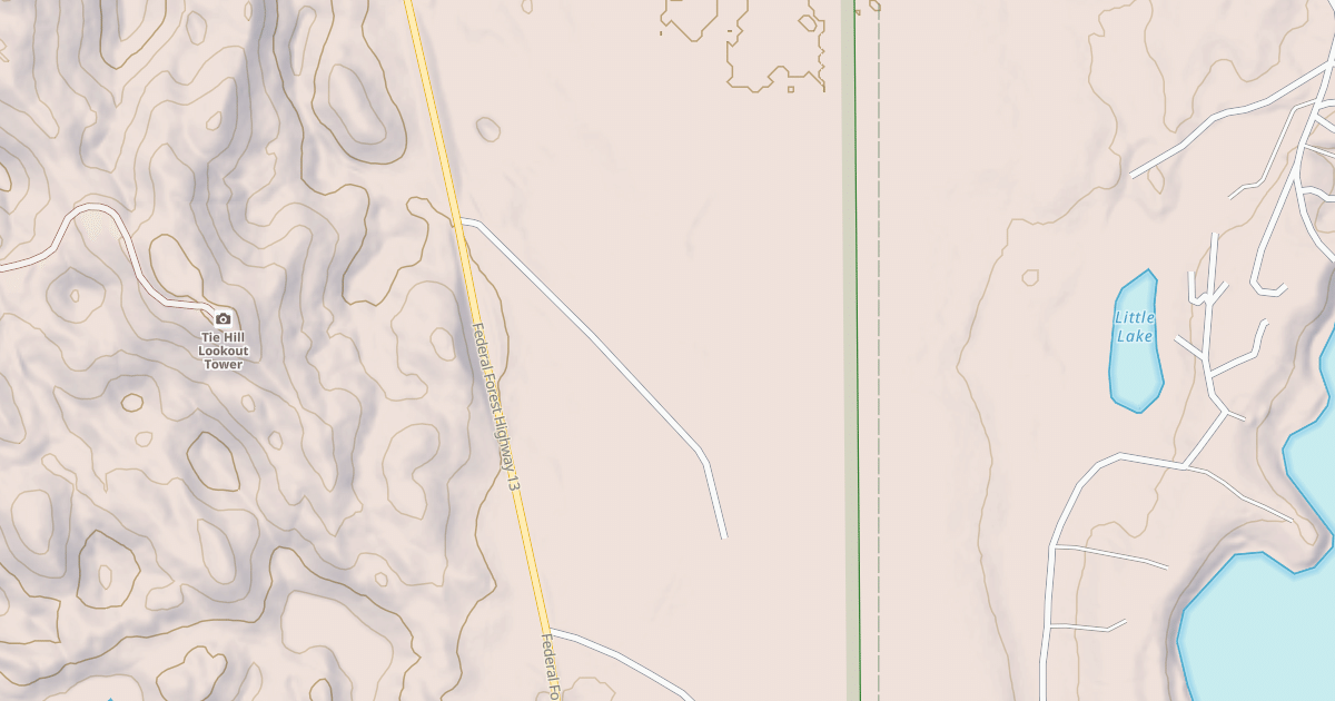 Map preview of OSTRANDER LAKE SPUR B