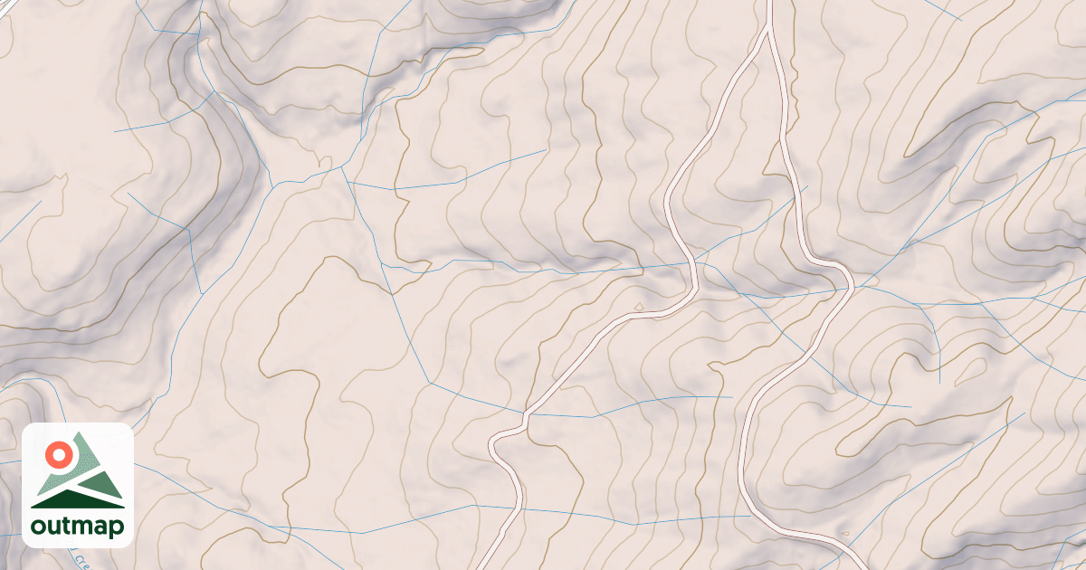 Map of BROWNS CREEK D SPUR