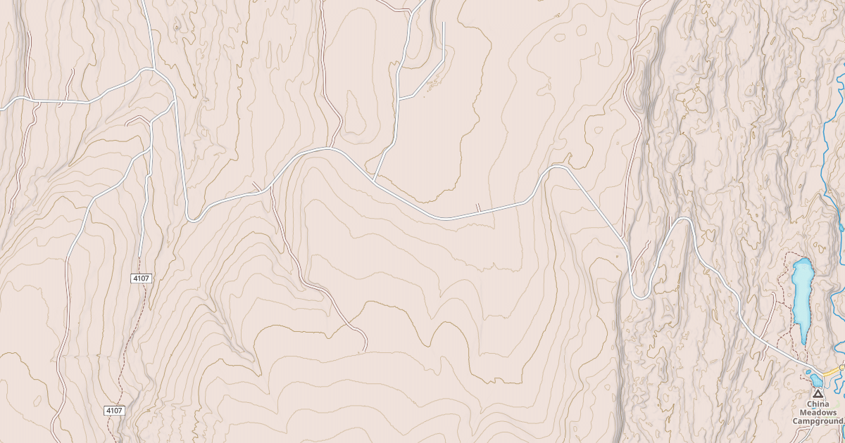 Map preview of BLACKS FORK - CHINA MDW.