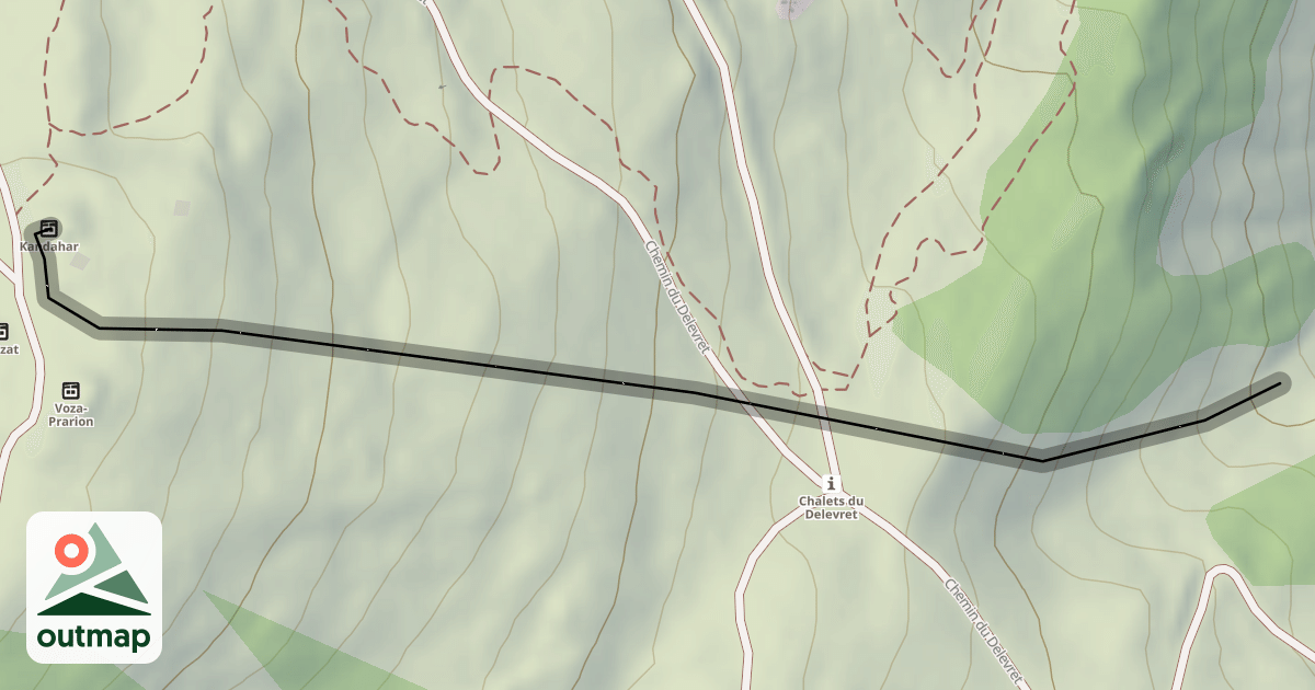 Map of Kandahar Supérieur La Cassure
