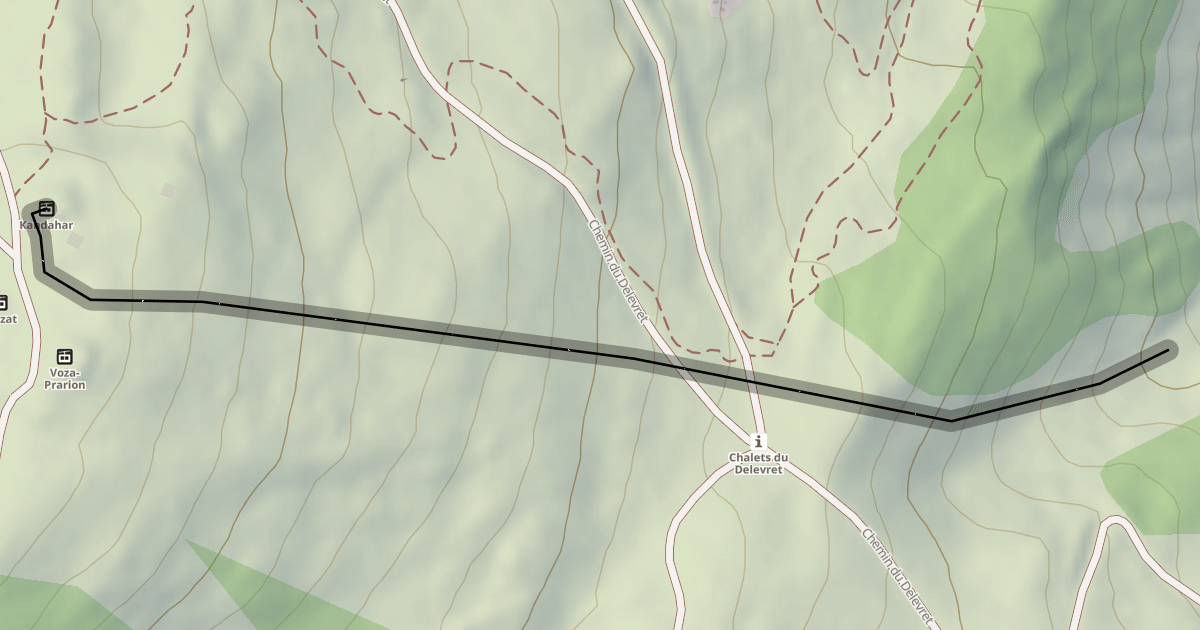 Map preview of Kandahar Supérieur La Cassure