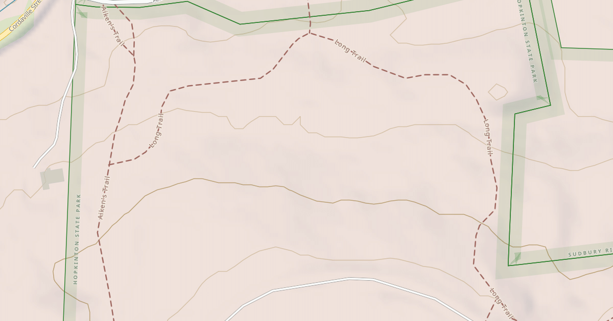 Map preview of Long Trail