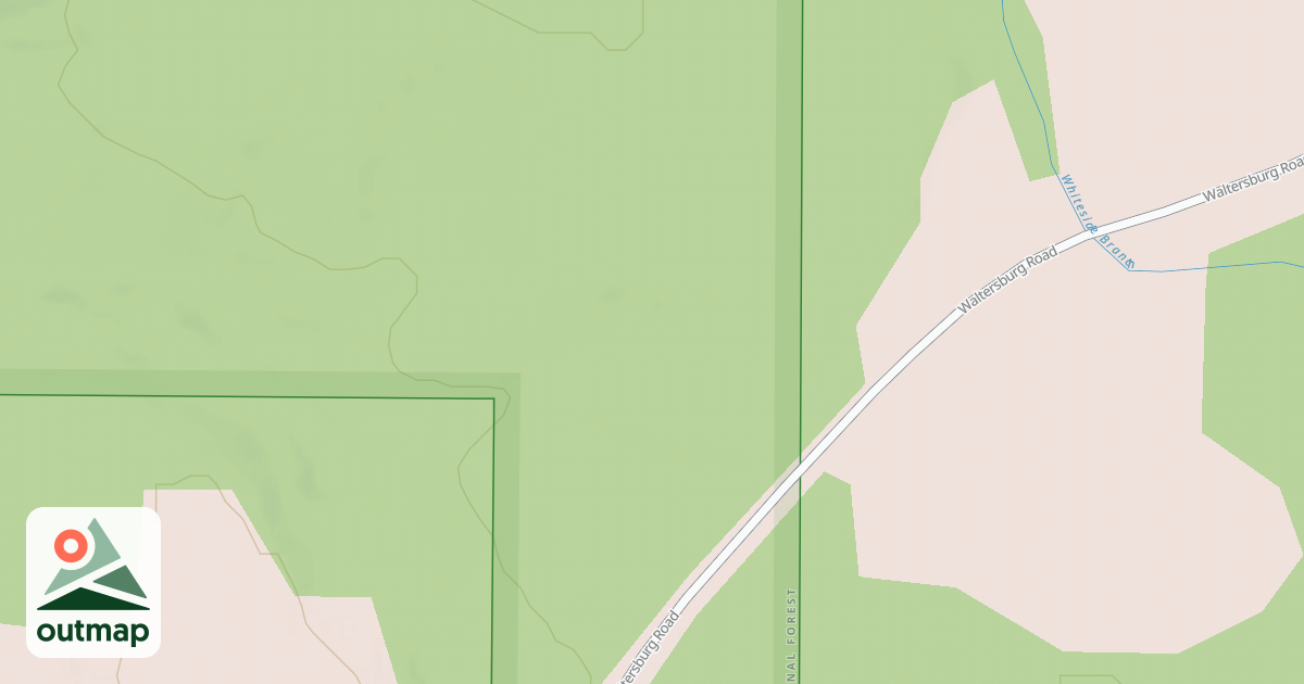 Map of COPPEROUS SPUR 50