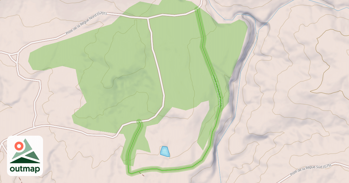 Map of Piste Val Règue (G74)