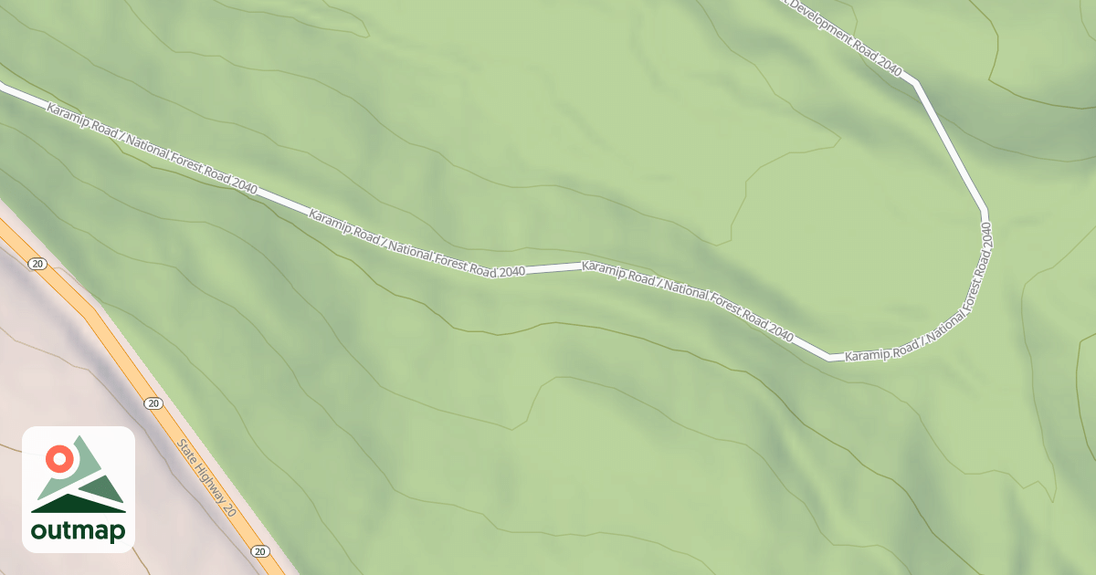Map of USFS Motor Vehicle Use Map Roads {963B2876-AFB4-495D-B3A1-C760F12181A8}
