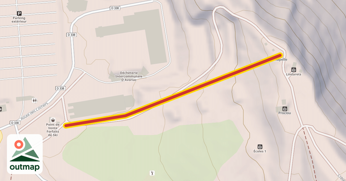 Map of Chapelle