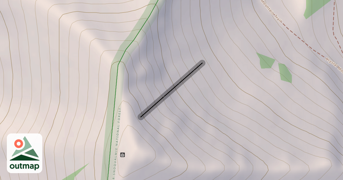 Map of Summit Chute
