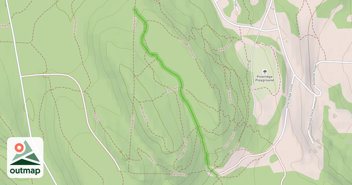 Map of Dragstrip