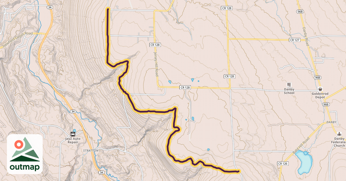 Map of Finger Lakes / North Country Trail