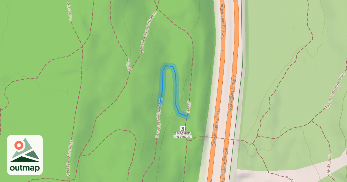 Map of P Trail