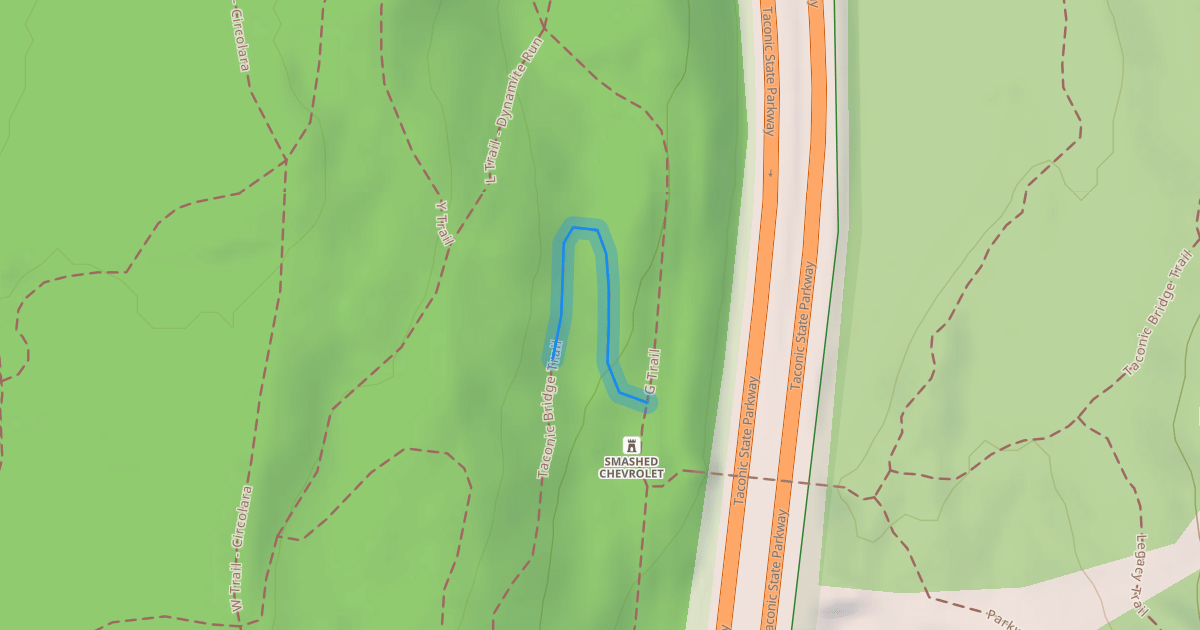 Map preview of P Trail