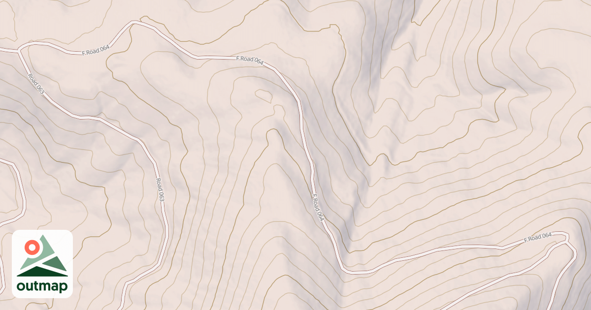 Map of BRUSH MOUNTAIN