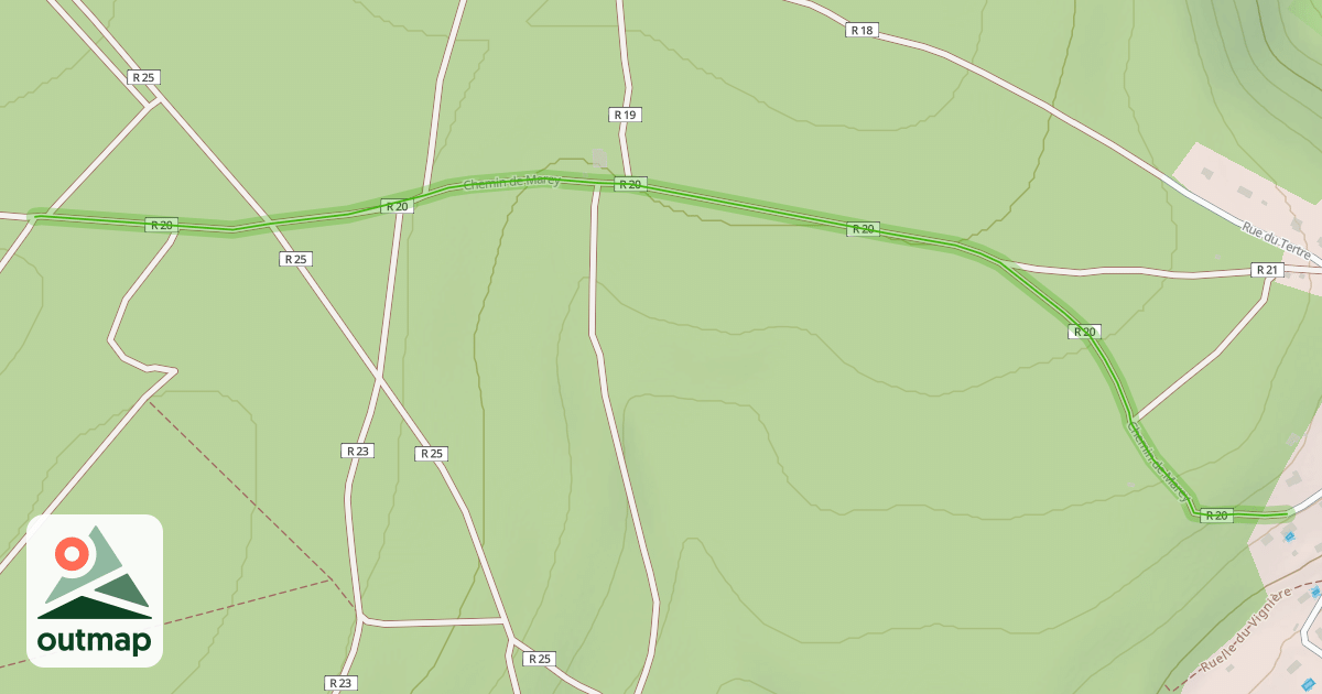 Map of Chemin de Marey