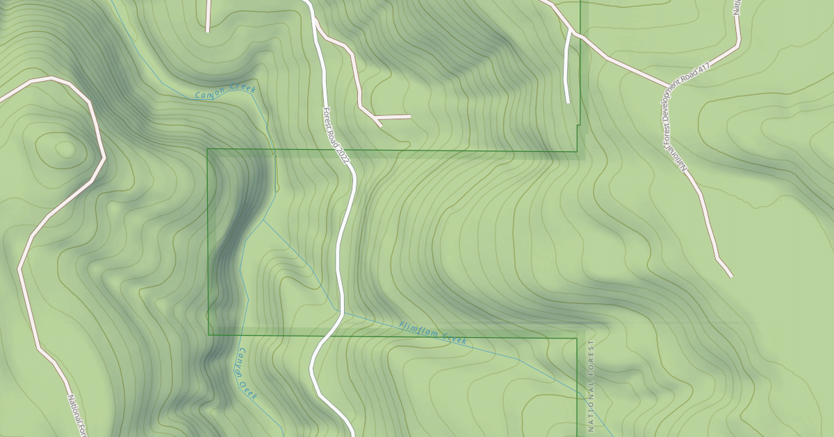 Map preview of FALLS CREEK RD