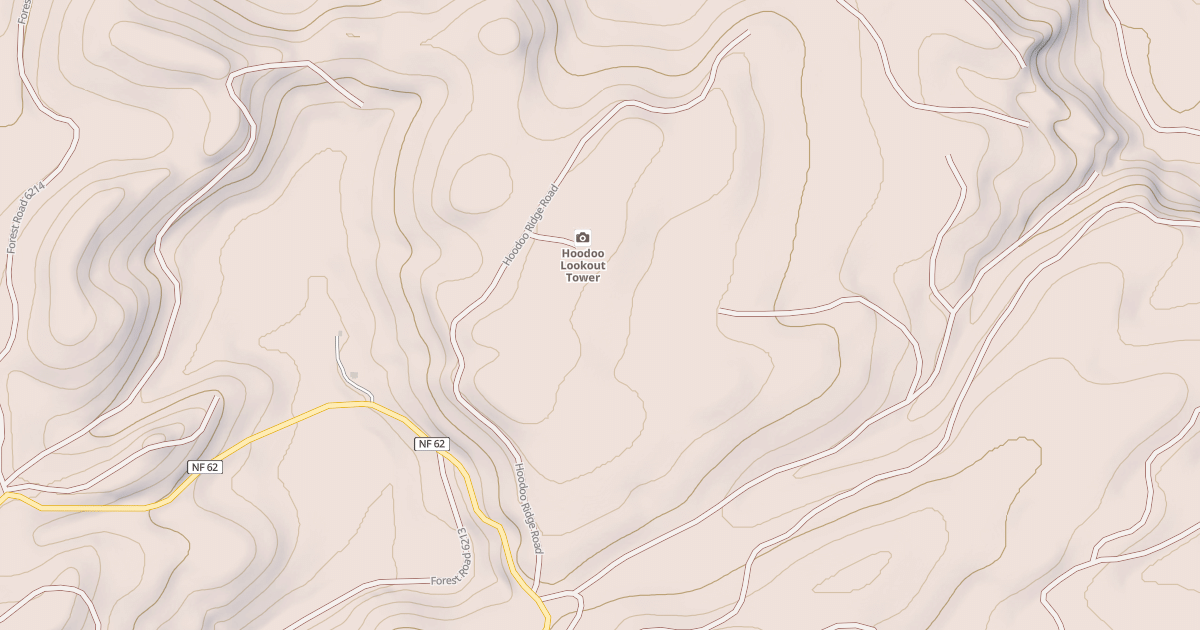 Map preview of HOODOO RDG.