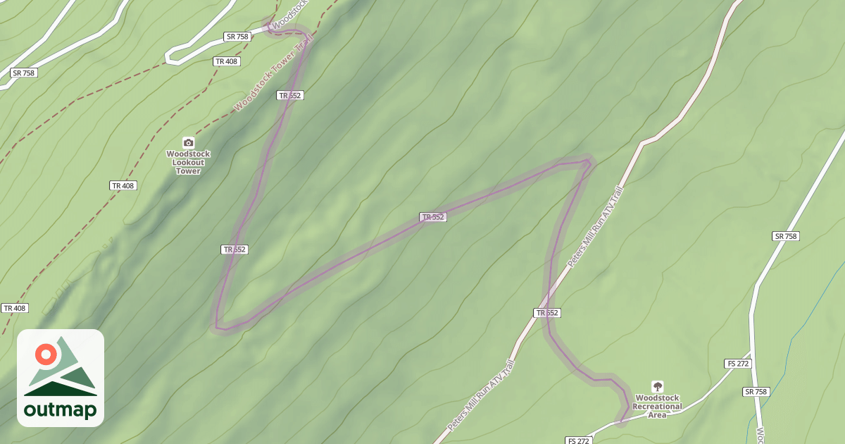 Map of Wagon Road Trail