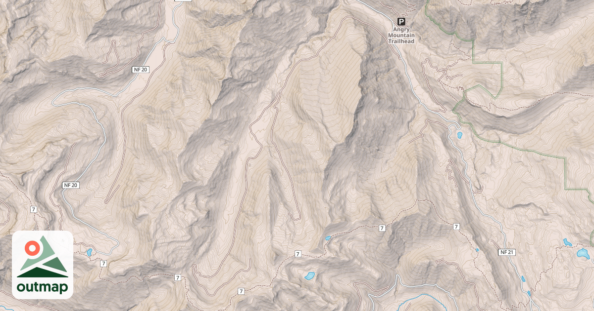 Map of DECEPTION CREEK