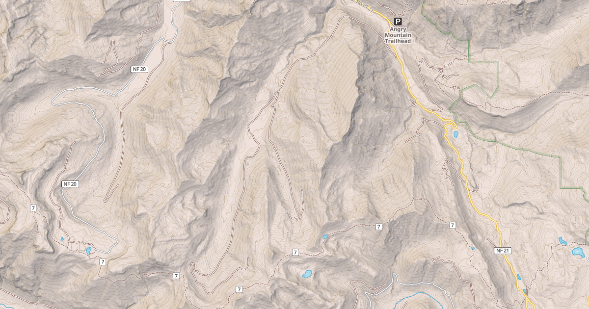 Map preview of DECEPTION CREEK