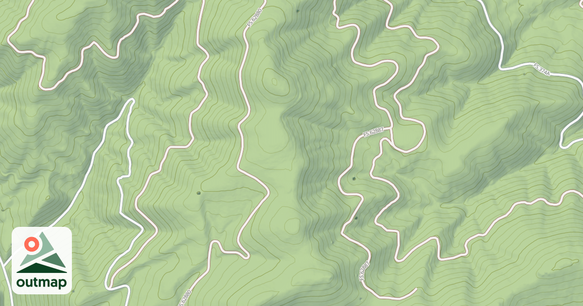 Map of (FDR) BURNT RIDGE
