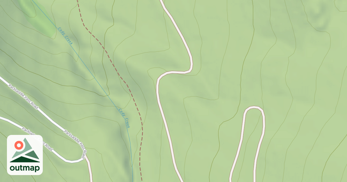 Map of Cody Creek Loop