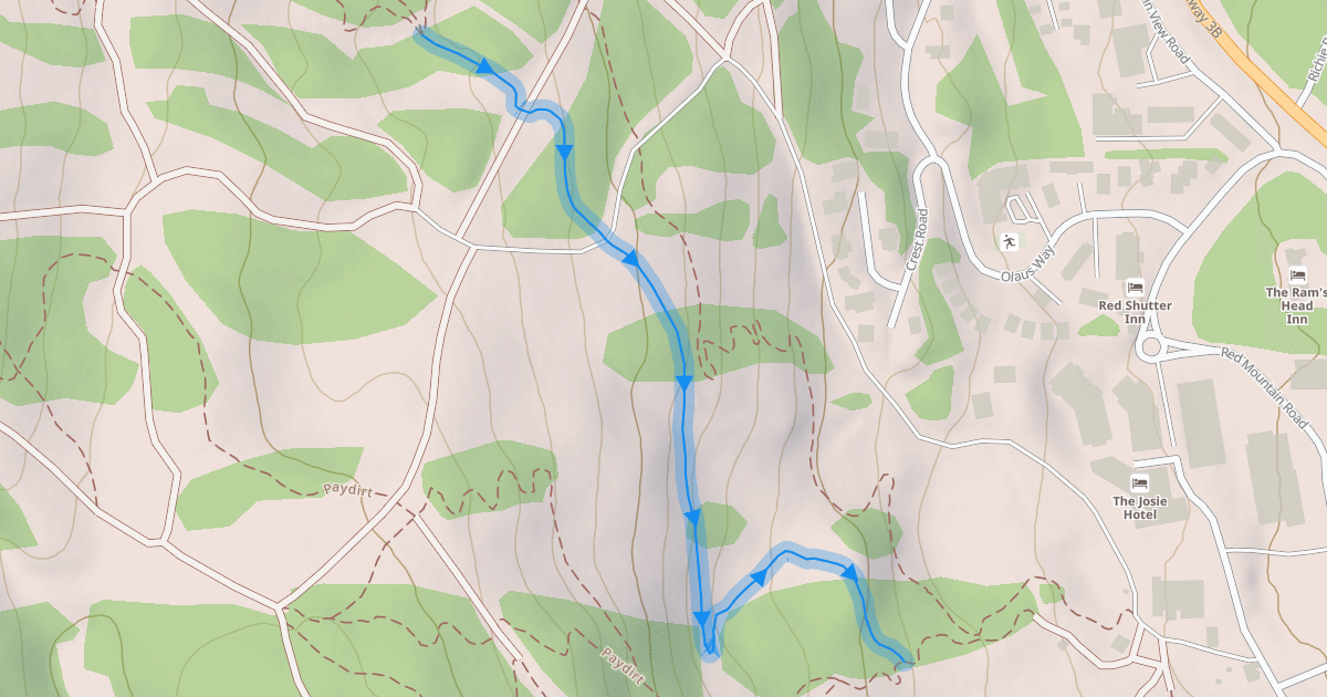 Map preview of dragon tail lower
