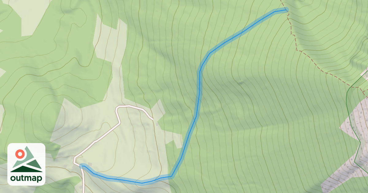 Map of Chemin du Granier par la Grotte de la Balme à Collomb