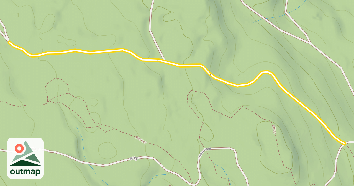 Map of China Ridge Trail
