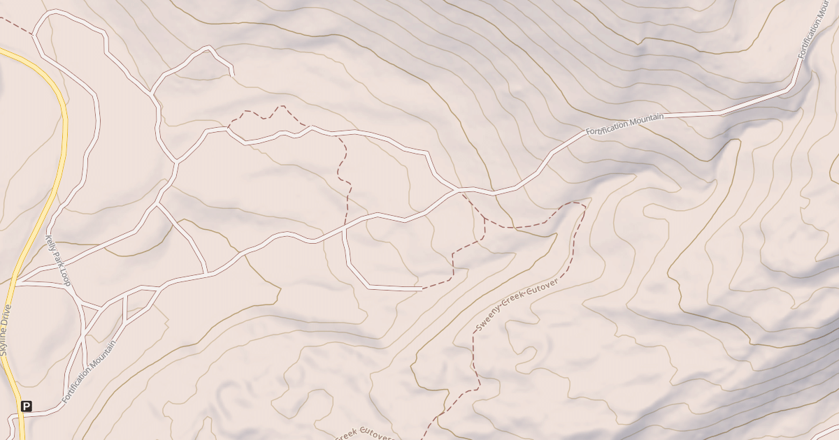 Map preview of FORTIFICATION MTN