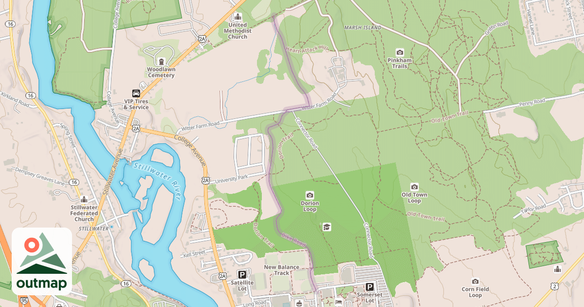 Map of Bike Road