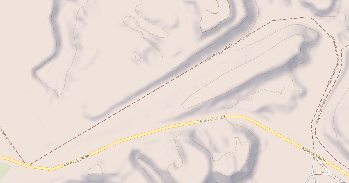 Map preview of East Range OHV Trail