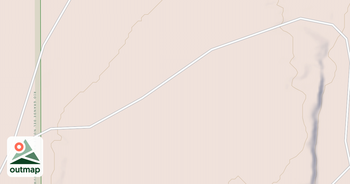 Map of East Rim Trail