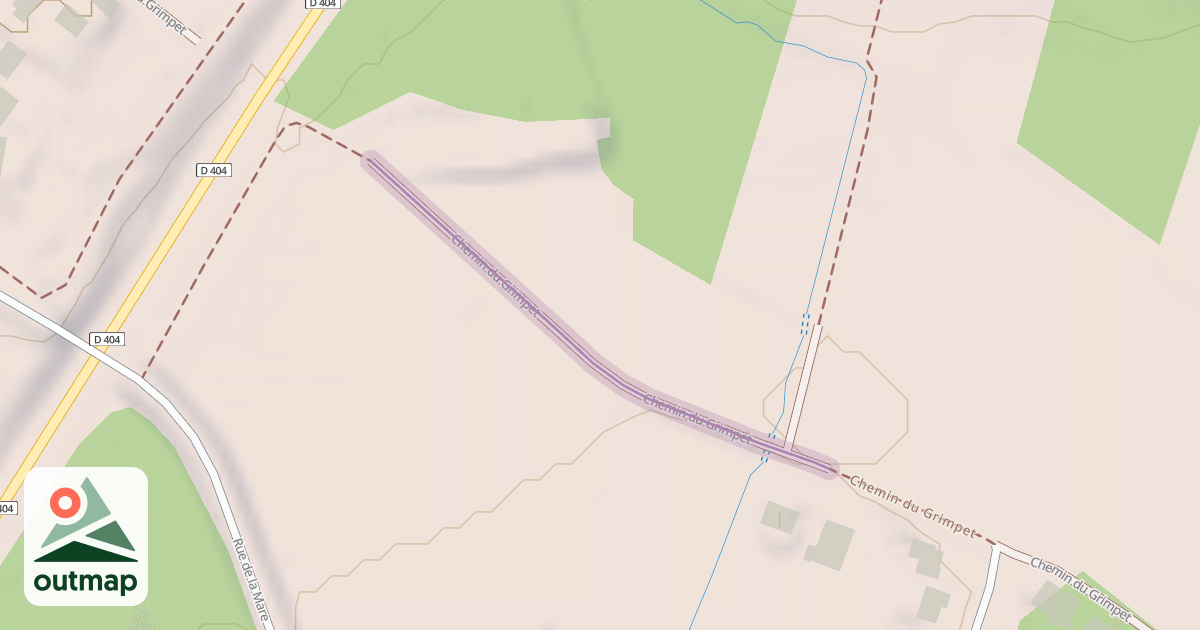 Map of Chemin du Grimpet