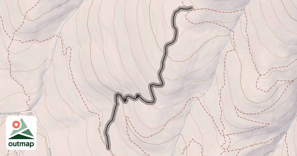 Map of Doors of Durin Trail