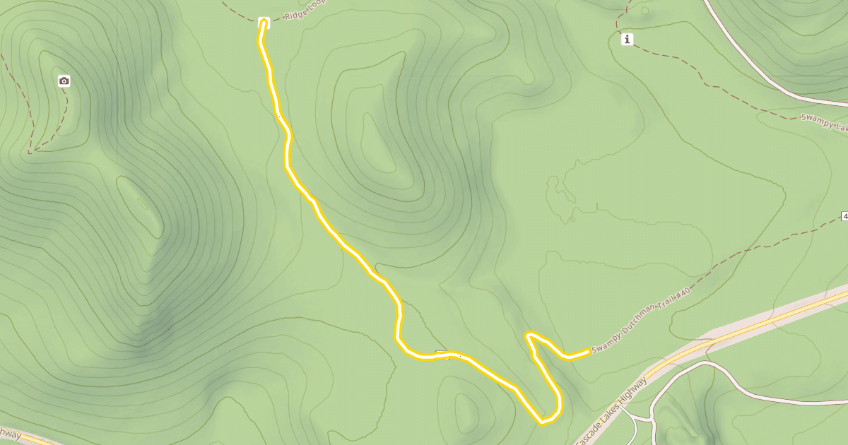 Map preview of Swampy-Dutchman Trail #40
