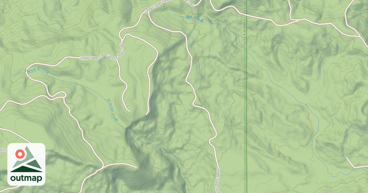 Map of PIERCE