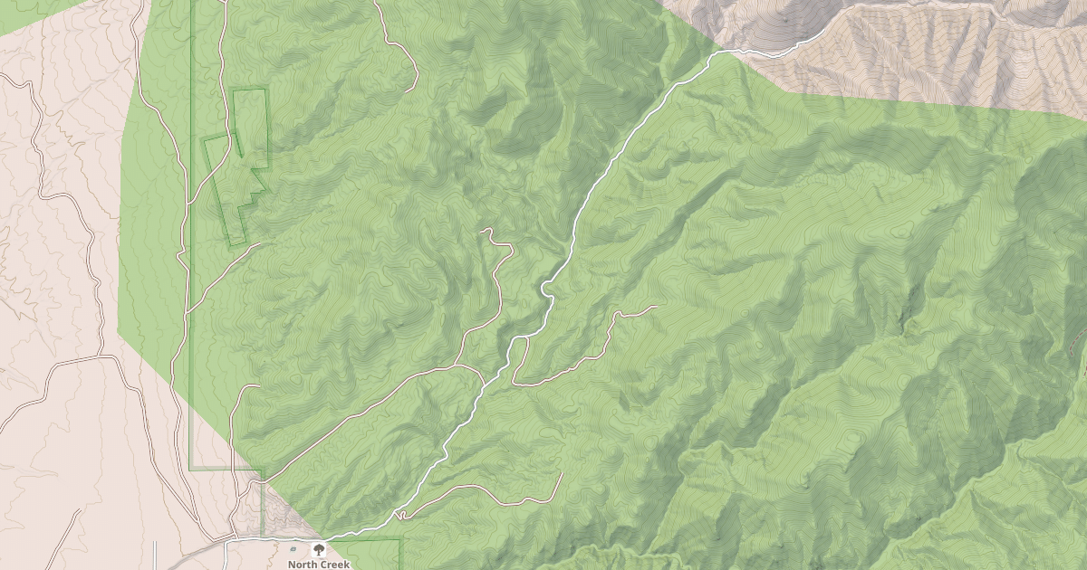 Map preview of NORTH FORK