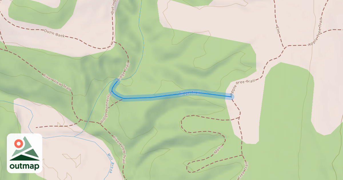Map of Ridge Trail