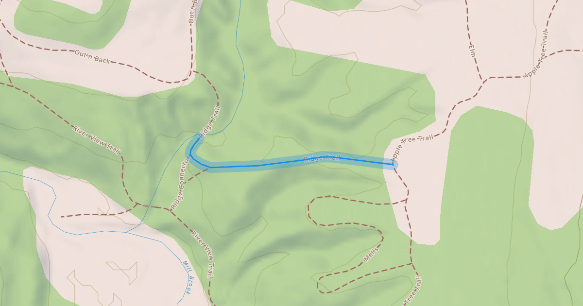 Map preview of Ridge Trail