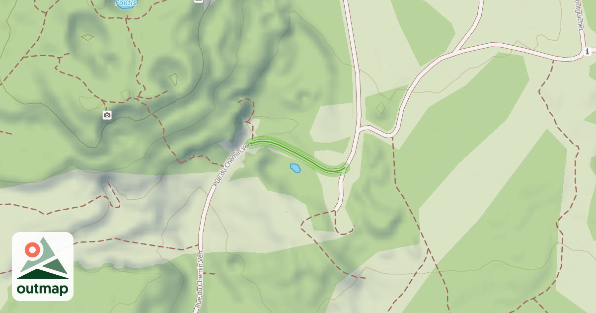 Map of Rue du Chemin Vert